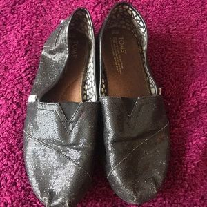 Sparkly used Toms!